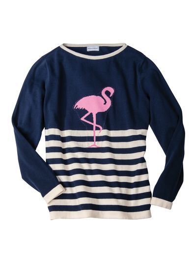Flamingo Cotton Boatneck