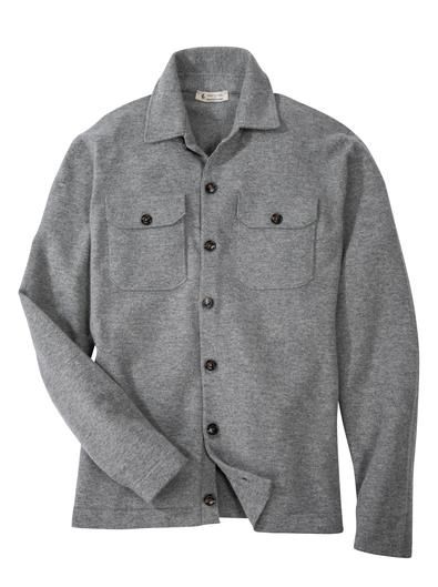 Gianni Cashmere Jersey Knit Shirt