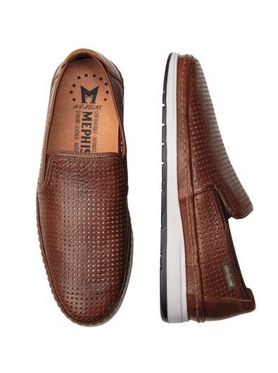 Hadrian Perforated Slip-ons by Mephisto