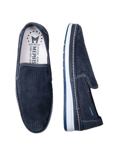 Hadrian Perforated Slip-ons by Mephisto