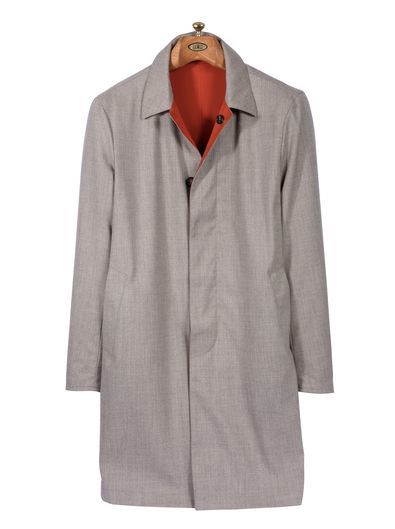 Lusso Stretch Cashmere Reversible Coat