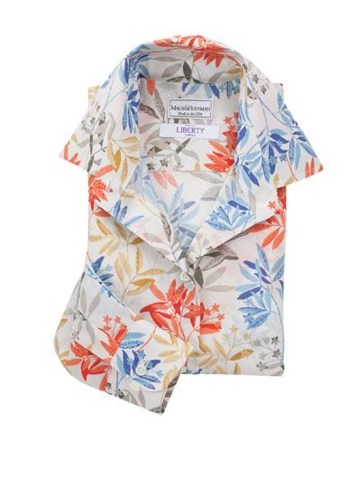 Multicolor Leaves Liberty of London Blouse