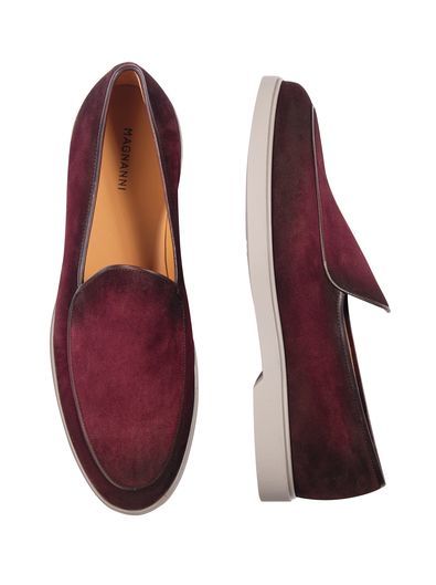 Danil Suede Rubber Sole Slip-ons by Magnanni
