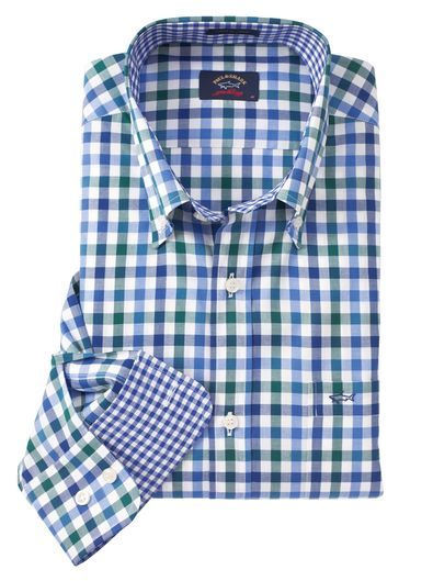 onal Gingham Check Sport Shirts by Paul & Shark - 2 Colors 