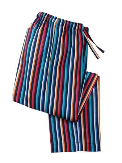 Leicester Stripe Lounge Trousers by Derek Rose