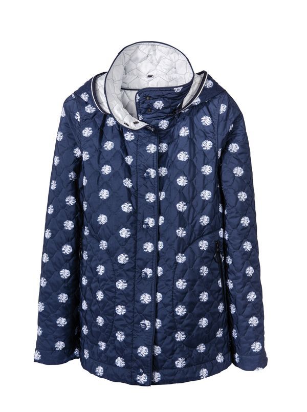 Dot Reversible Quilted Jacket - Main View