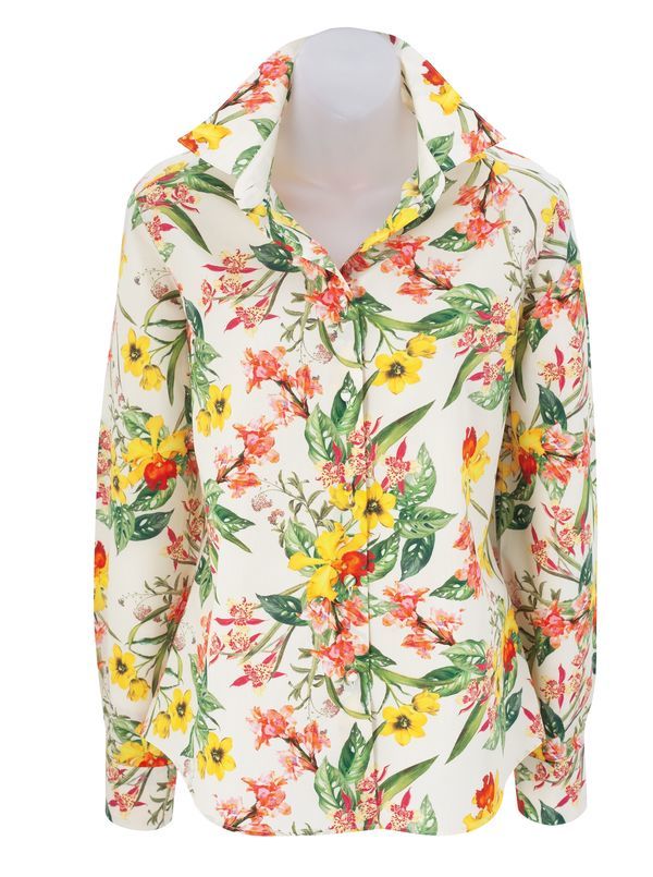Flora Italian Blouse from our Solemare Collection - Main View