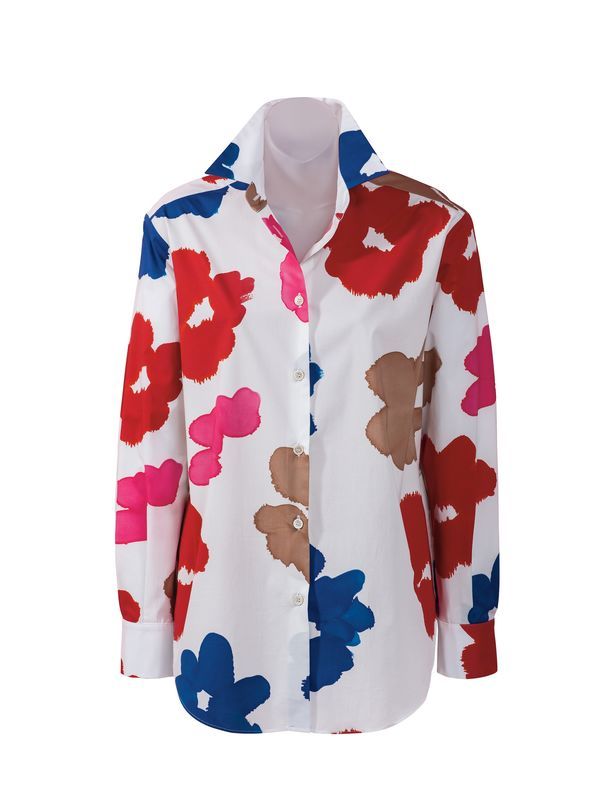 Floral Print Blouse by Piazza Sempione - Main View