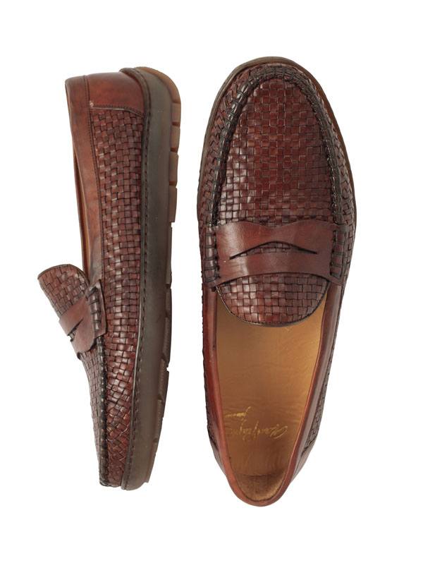 Handwoven Penny Loafers - Main View