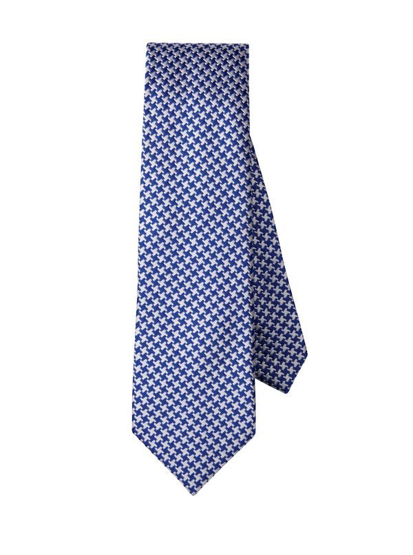 Houndstooth Woven Silk Ties - Main View
