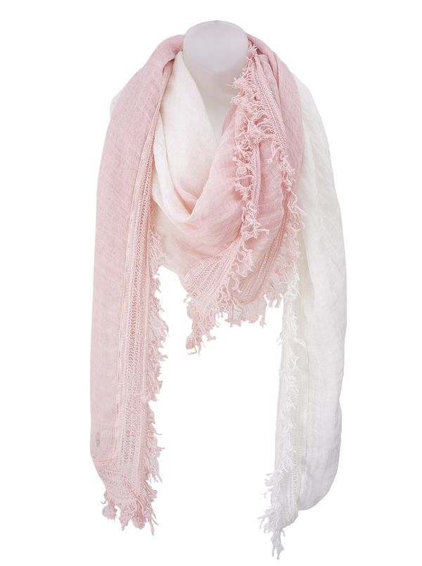 Linen Fringed Scarf by Peserico - Main View