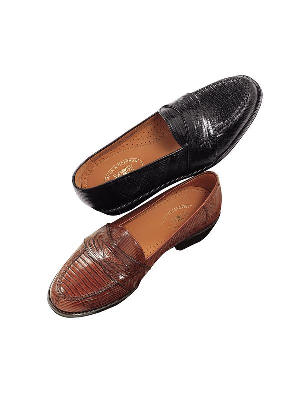 Lizard Penny Loafer - Main View