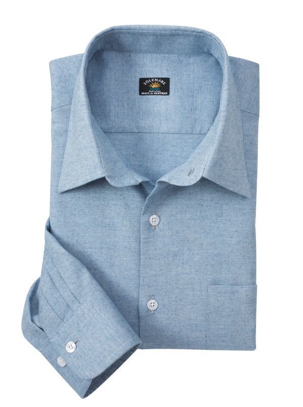 Lorenzo Cotton/Cashmere Twill Shirts - Main View