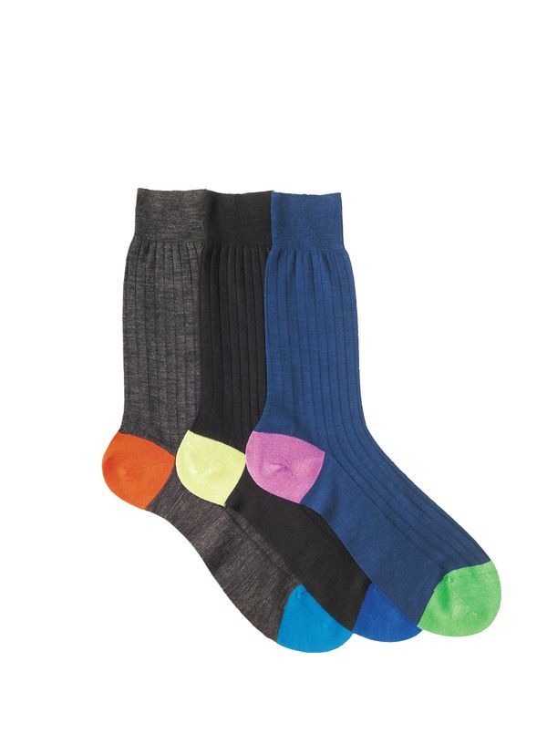 Merino Wool Heel/Toe Socks - Main View