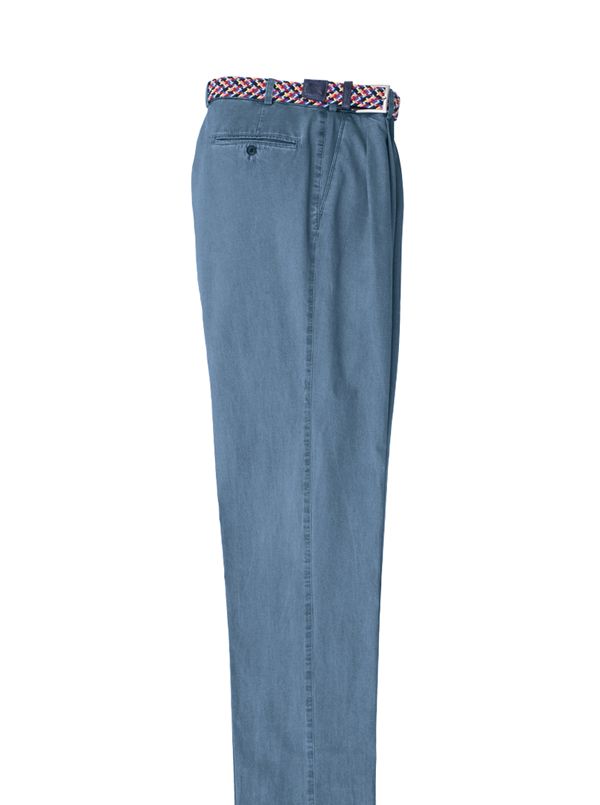 Pleated Gentlemen�s Denim Slack