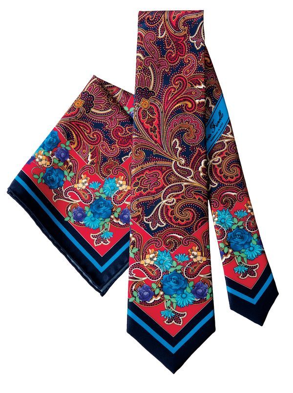 Tie and Handkerchief Set by Silvio Fiorello - Main View