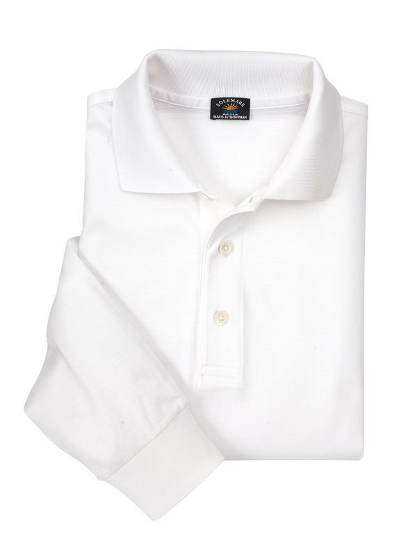 Solemare Long-Sleeve Cotton Polos - Main View