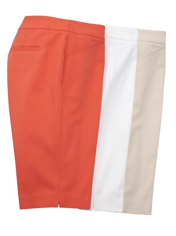 Stretch Cotton Shorts - Main View