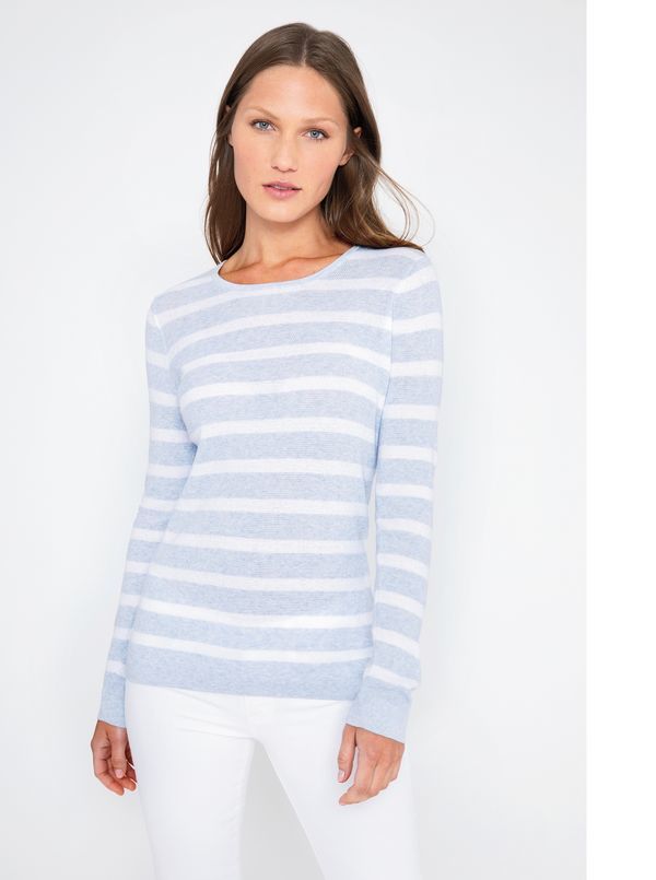 Stripe Relaxed Crew Neck - Main View