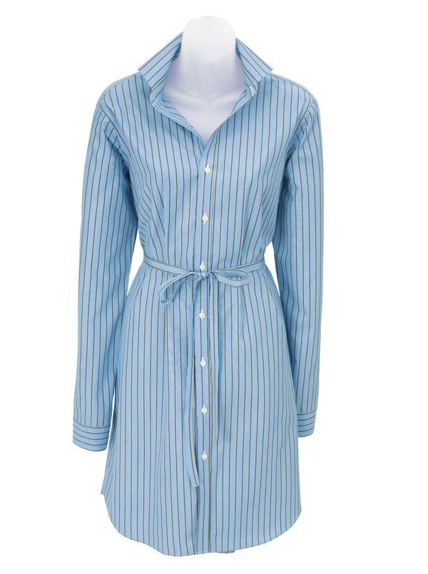 Susan Stripe Shirt Dress - Main View
