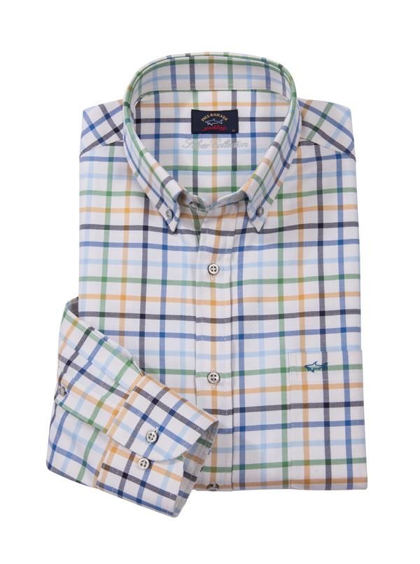 Multicolor Tattersall Check Sport Shirt from the Paul & Shark Silver Collection - Main View