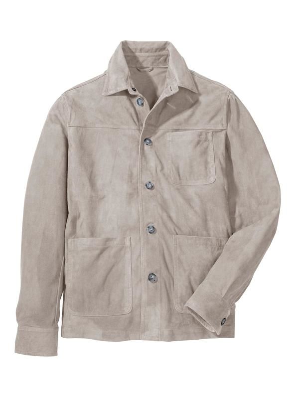 Toscano Suede Shirt Jacket - Main View