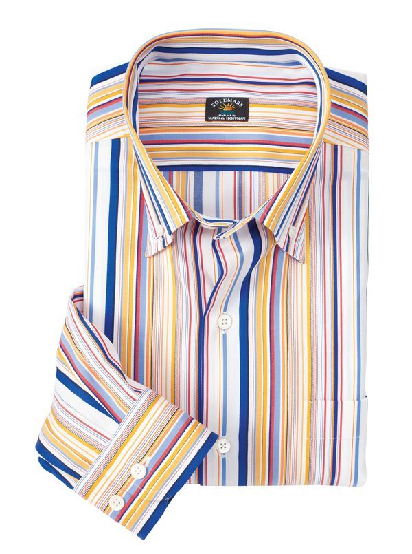 Vittorio Multicolor Stripe Shirt - Main View