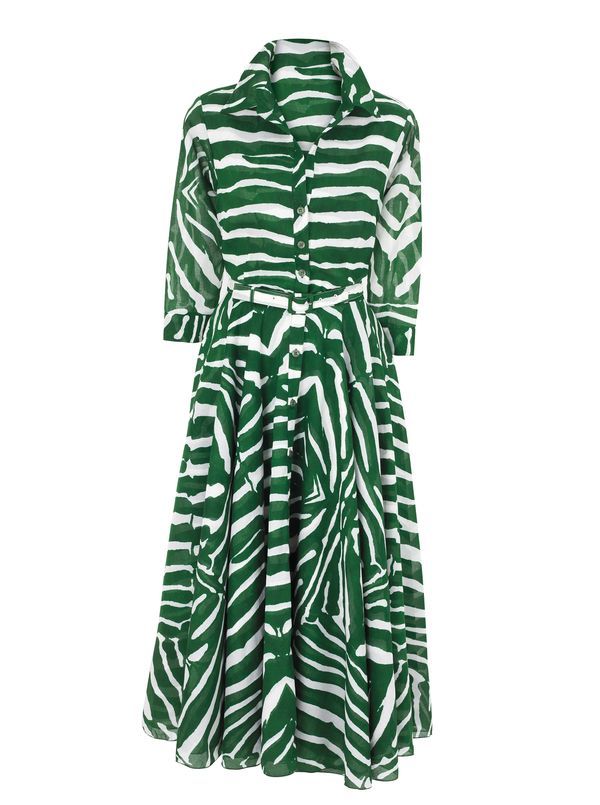 Zebra Print Dress by Samantha Sung - Main View