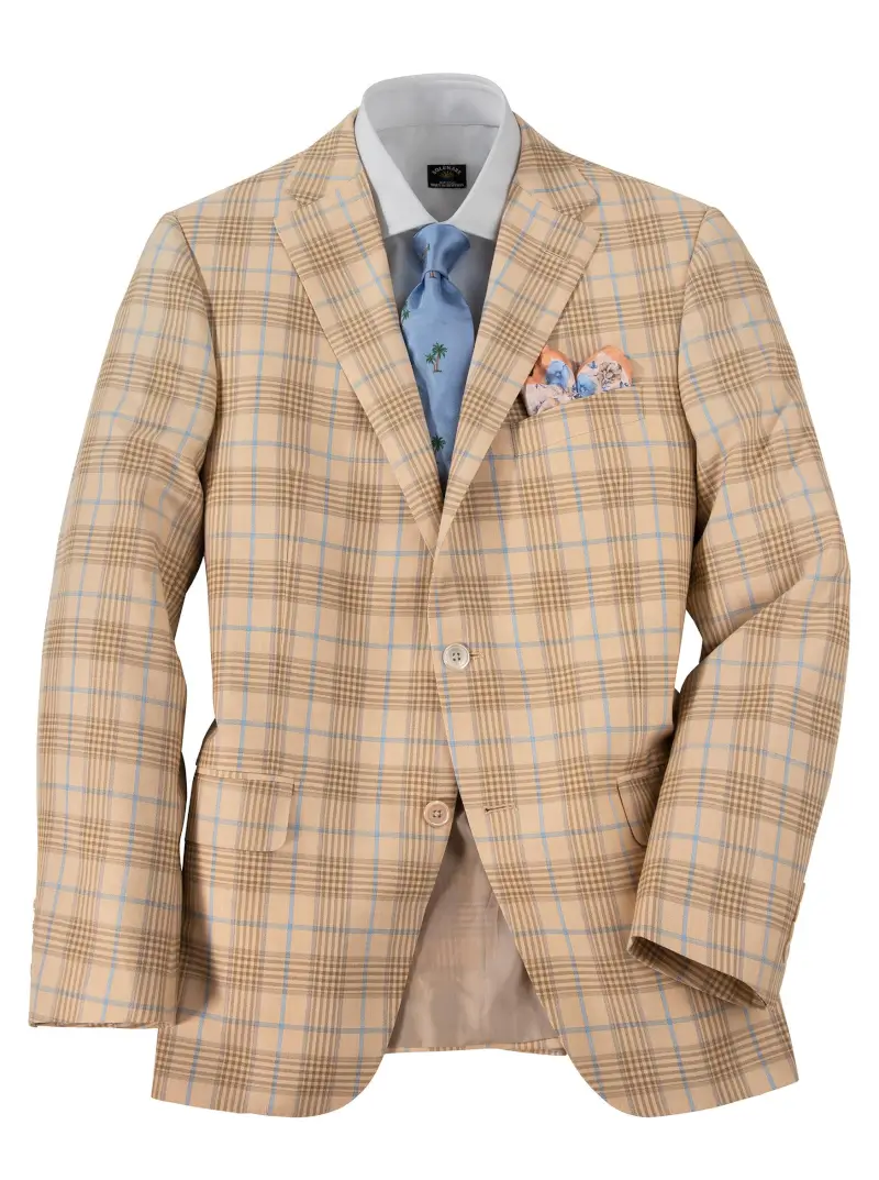 Adams Plaid Sport Jacket - 1