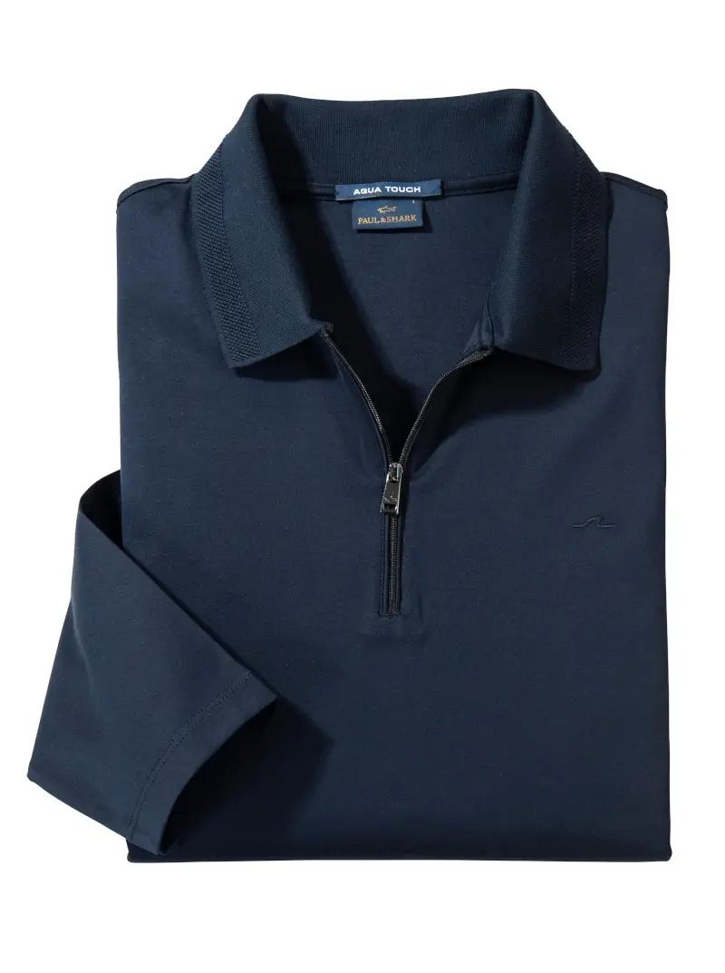 Aqua Touch Zip Polos by Paul & Shark - 2