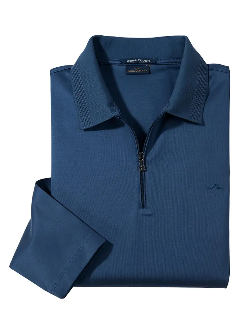 Aqua Touch Zip Polos by Paul & Shark - Image 1