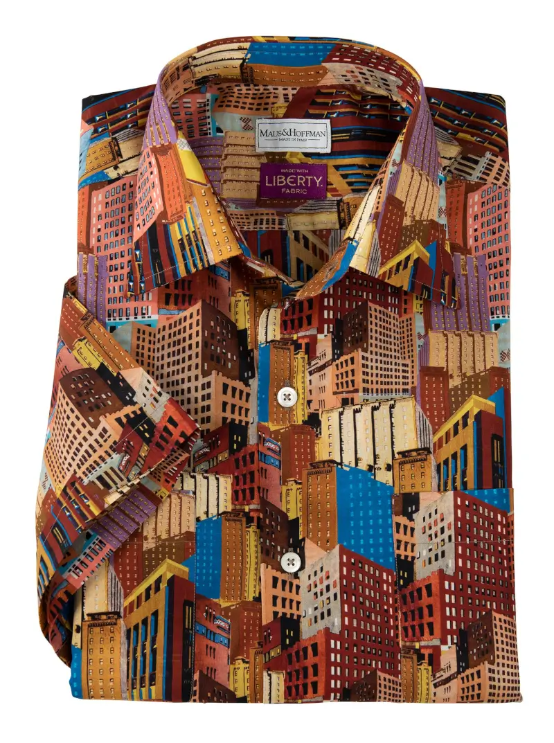 Bernard's Buildings Liberty Print Shirt - 1