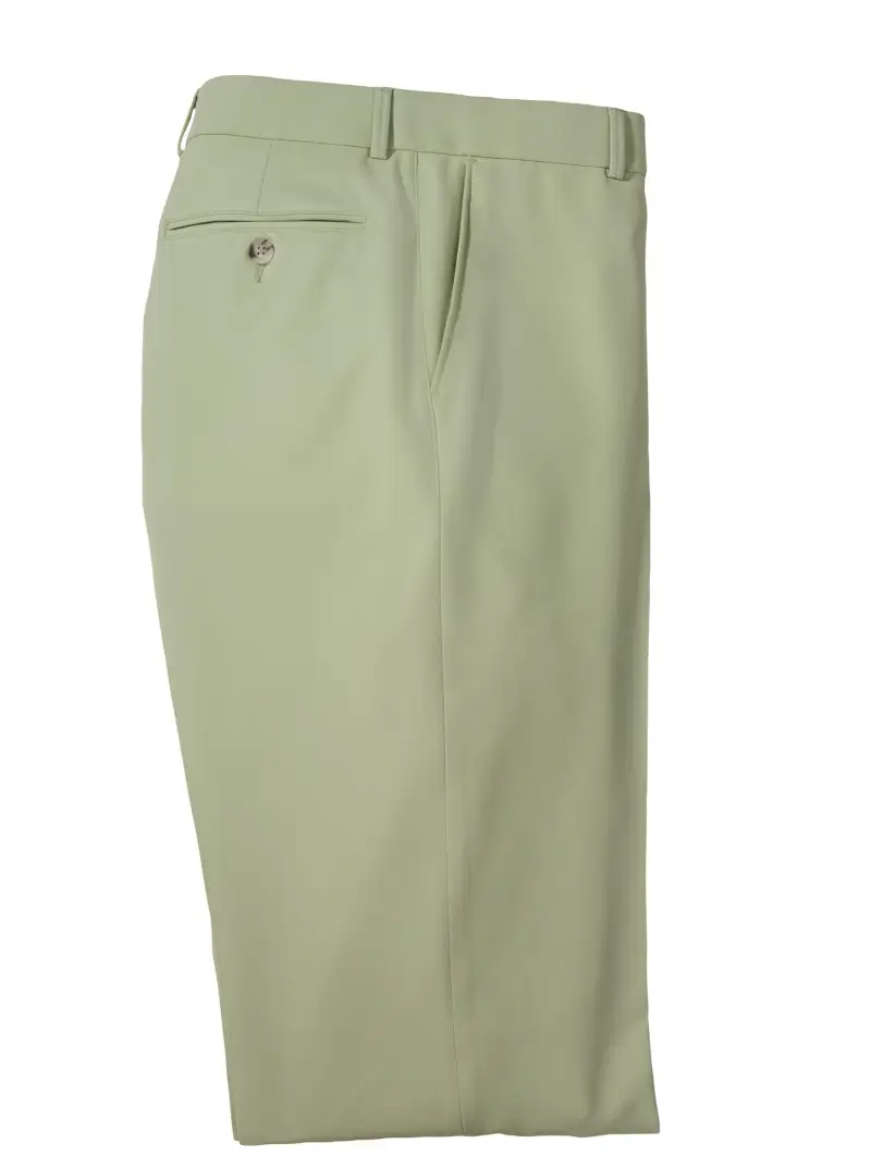 Bi-Stretch Microfiber Gabardine Slacks | Maus & Hoffman