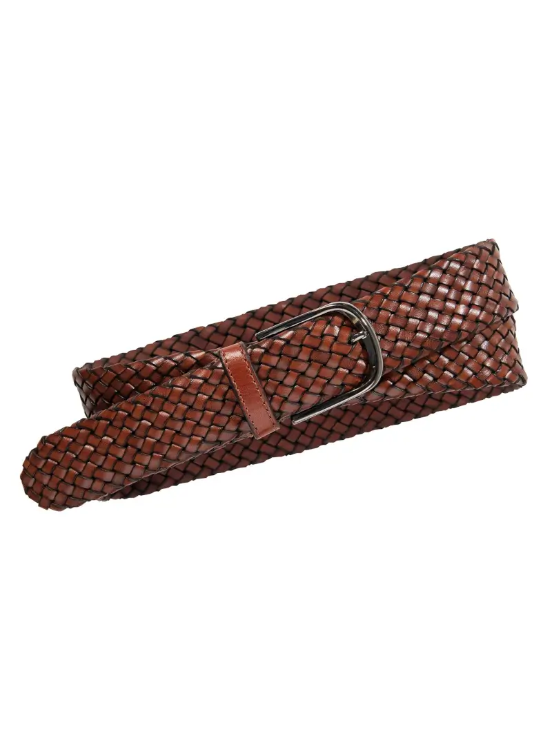 Braided Calfskin Belt - 1