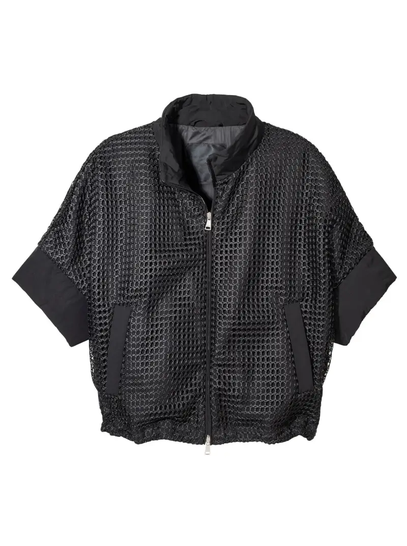 Bria Mesh Crop Jacket - Image 1