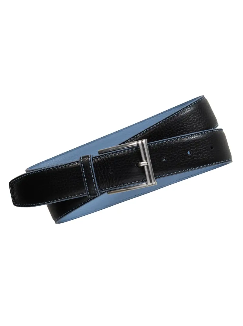 Bull Leather Jeans Belt - 1