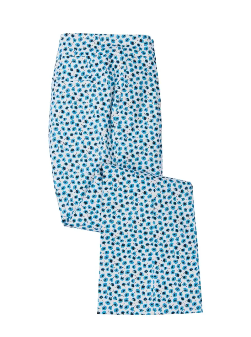 Carla Stretch Print Pants by Piazza Sempione - Image 1