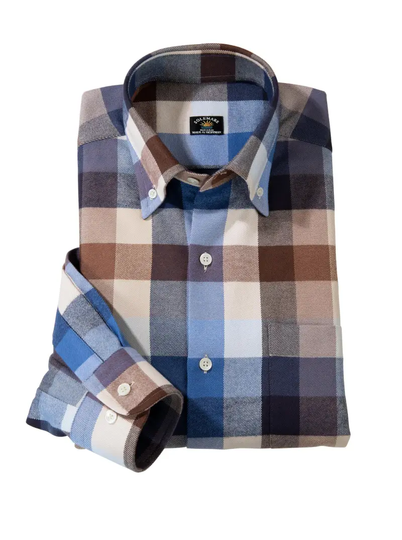 トップス another way to wear fresco check shirt トップス another way to wear fresco check shirt Frizmworks Uneven