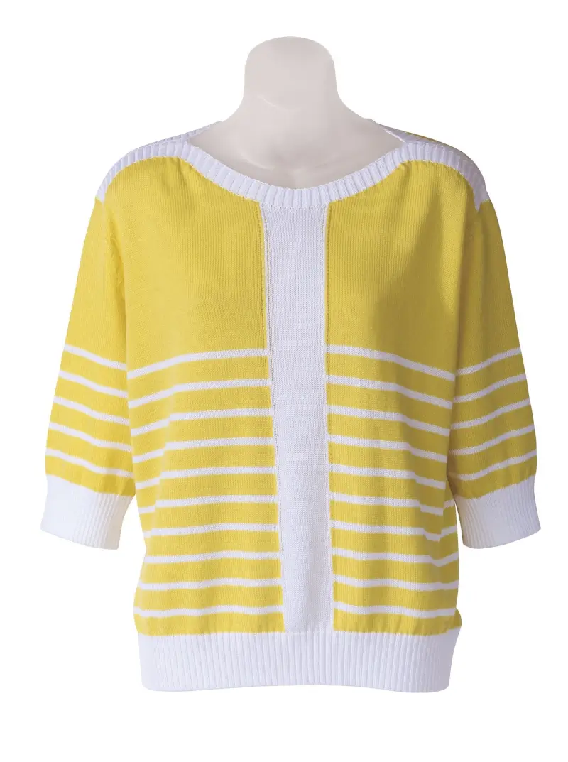 Stripe Boatneck by Piazza Sempione - 1