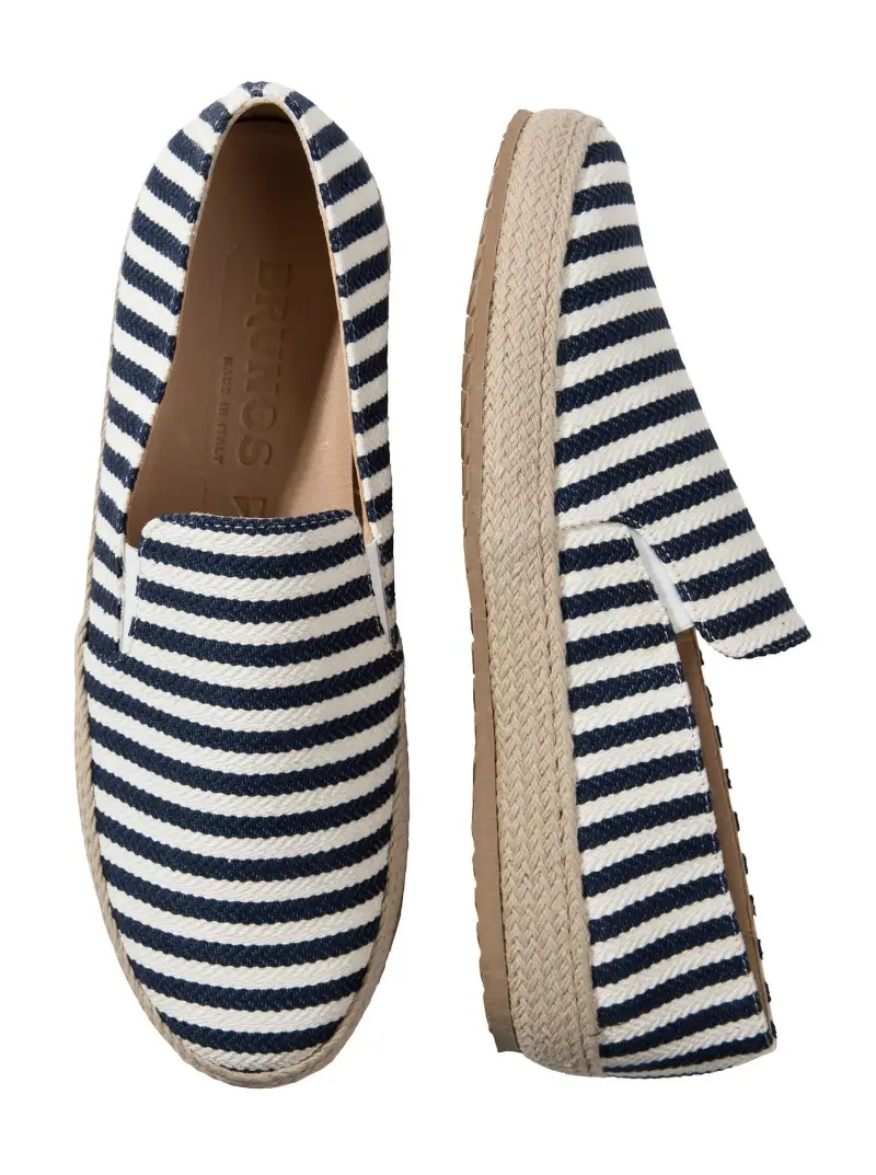 Cotton Stripe Italian Espadrilles - Image 3