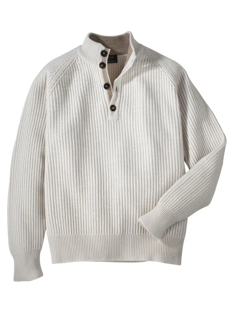 Denholm Ribbed Cashmere Sweater - Image 1