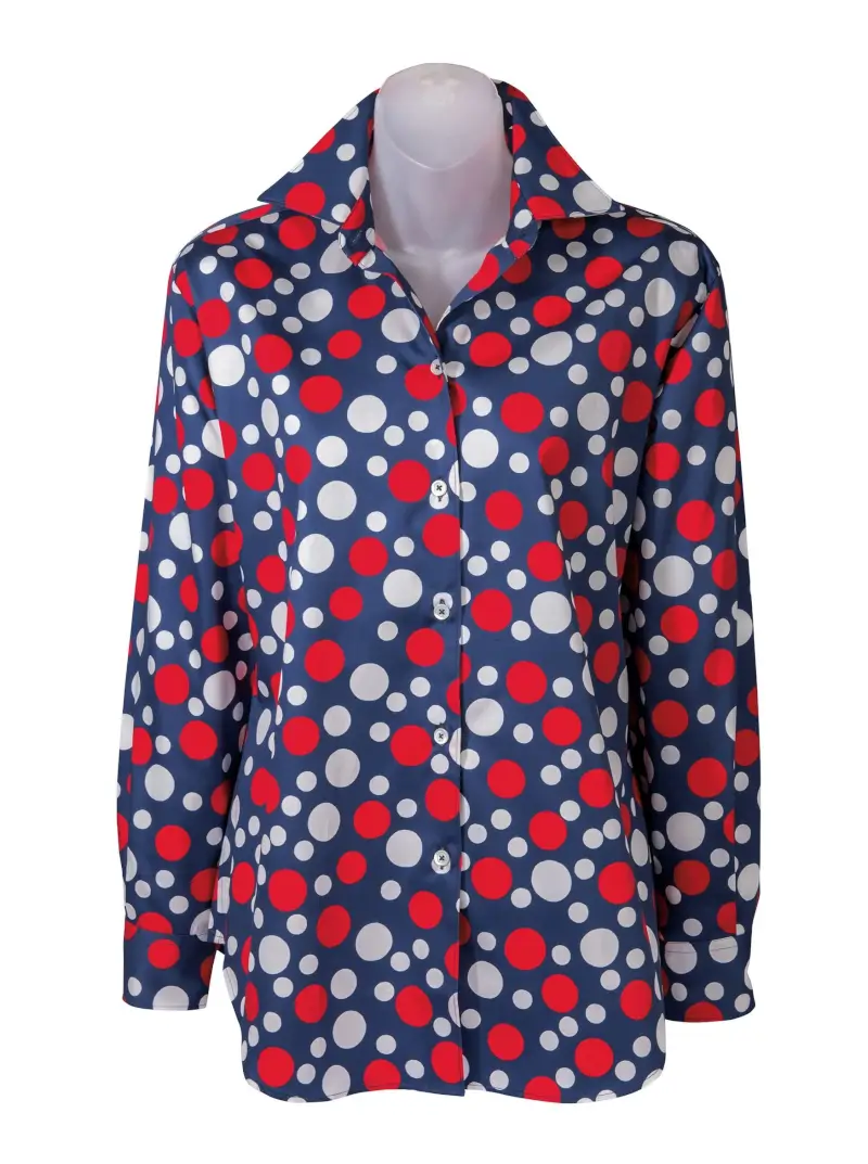 Costanza Dot Print Blouse - Image 1