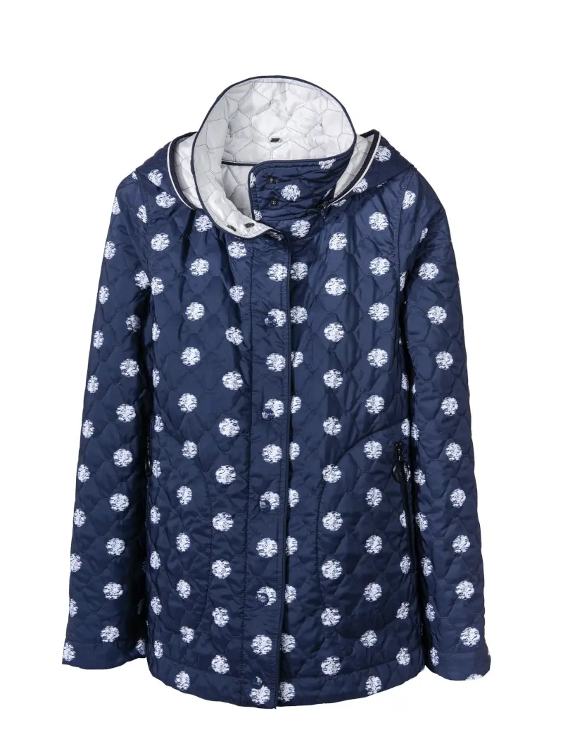 Dot Reversible Quilted Jacket - Image 1