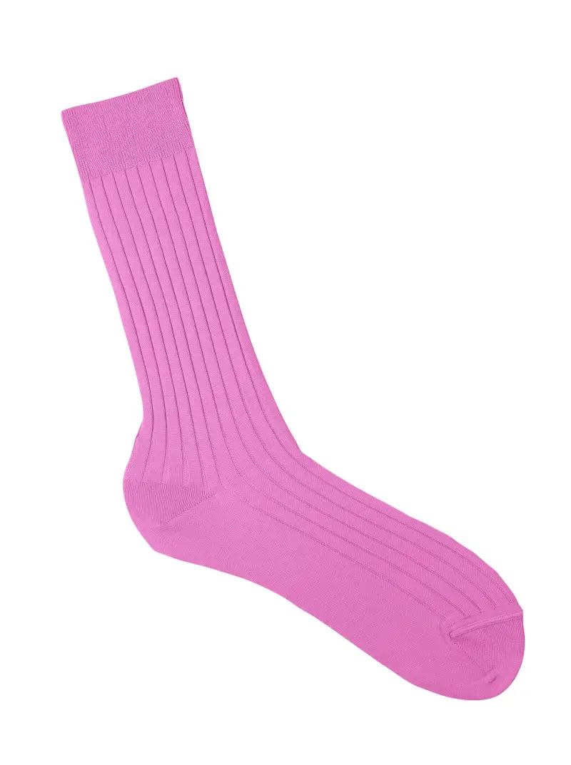 Egyptian Cotton Socks for Men, Red, Medium