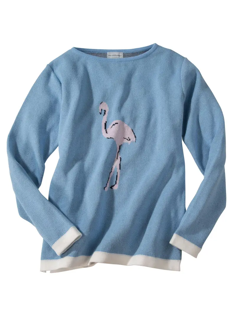 Flamingo Cotton Boatneck - 1