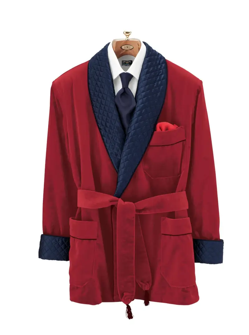 Gianni Velvet Smoking Jacket - Image 1