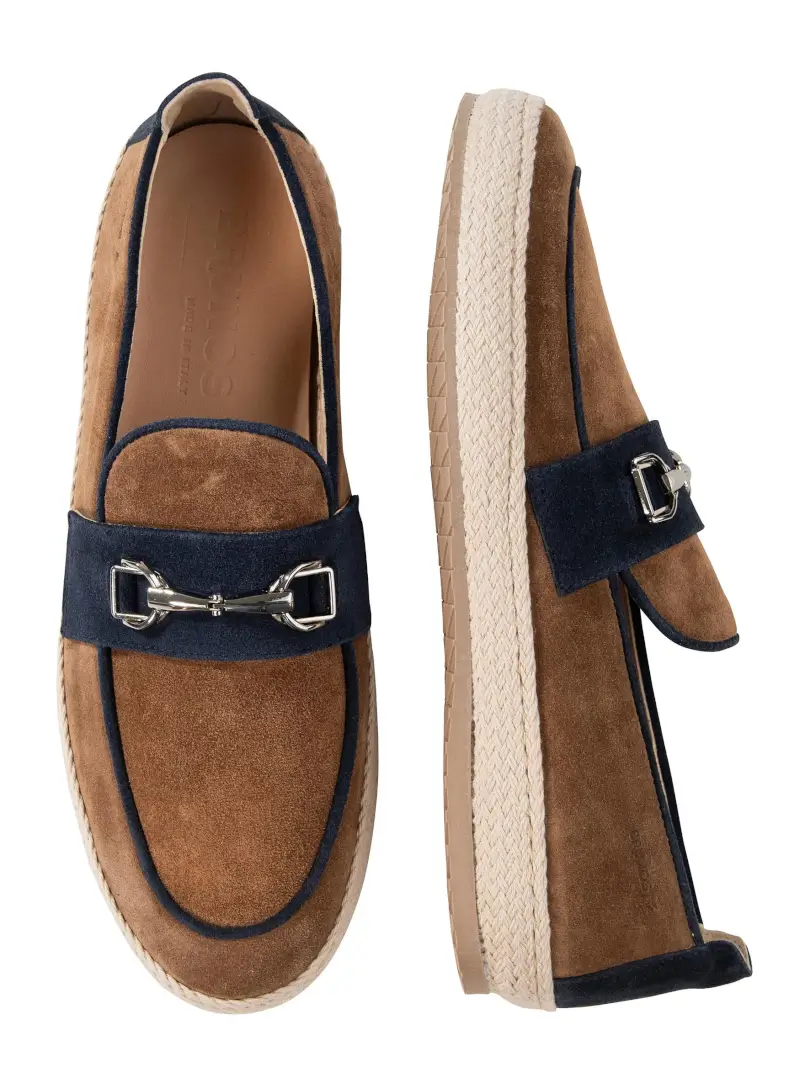 Italian Suede Bit Espadrilles - 1