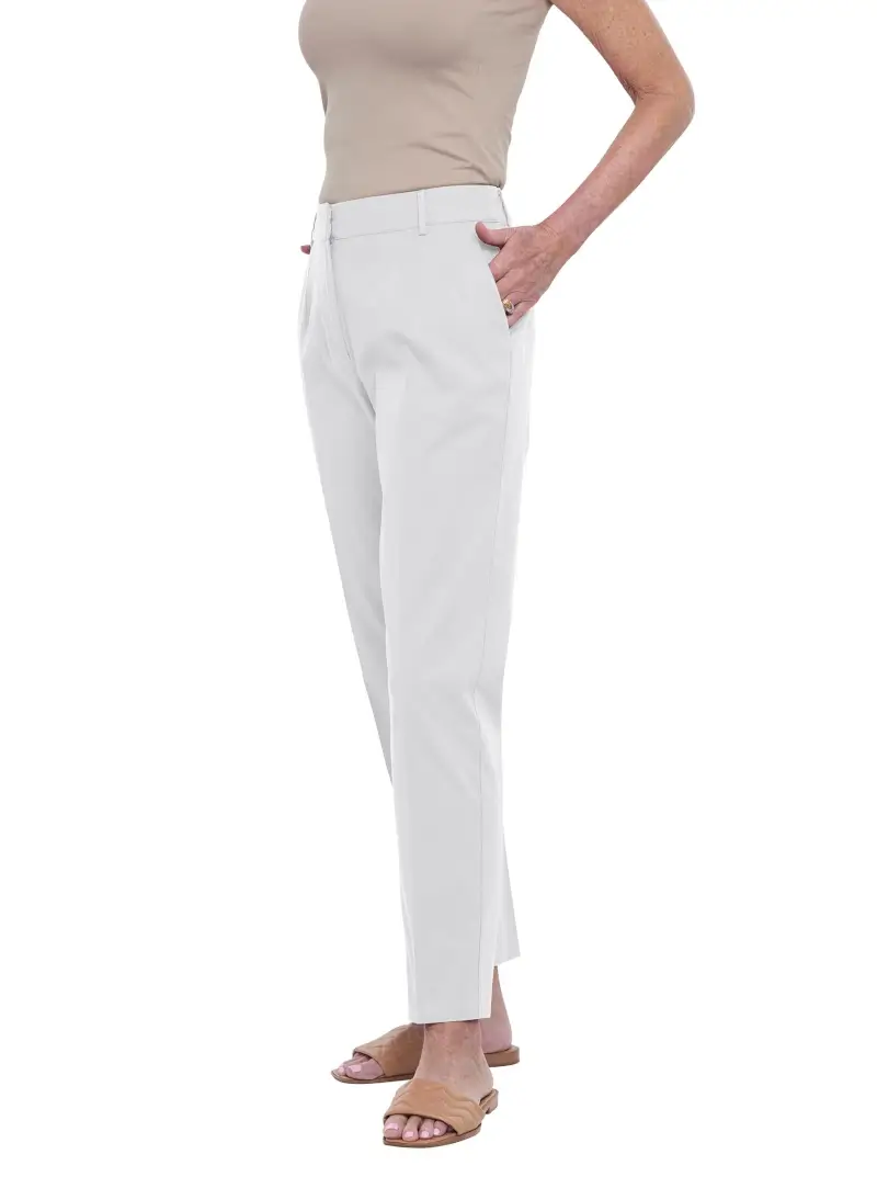 Lucia Stretch Cotton Slacks - 1