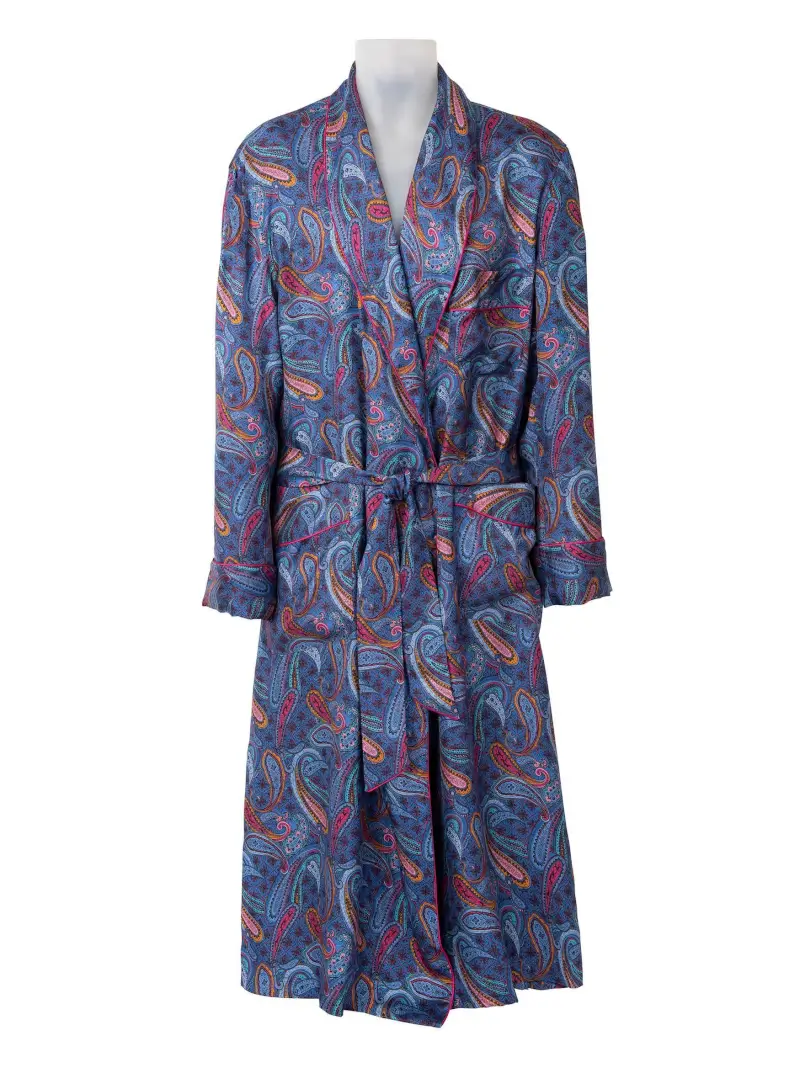 Lusso Silk Paisley Robe - Image 1