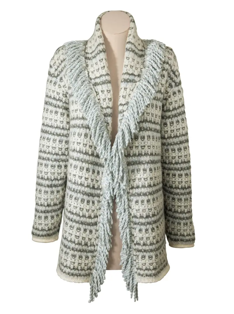 Marisa Fringed Open Cardigan - Image 1